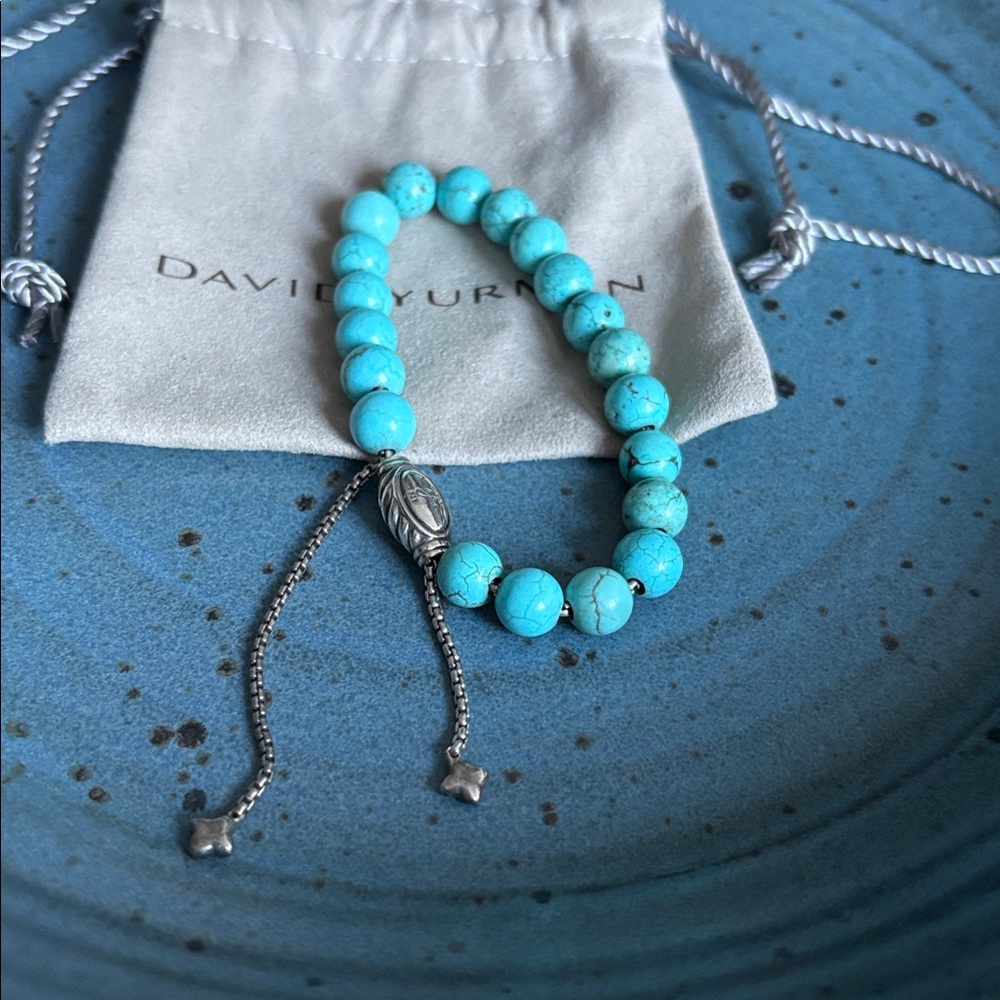 David Yurman Turquoise & Sterling Silver Bracelet